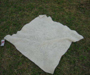 Diagonalstrikket Babyteppe