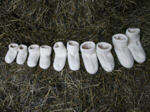 Leine tøfler – tovet